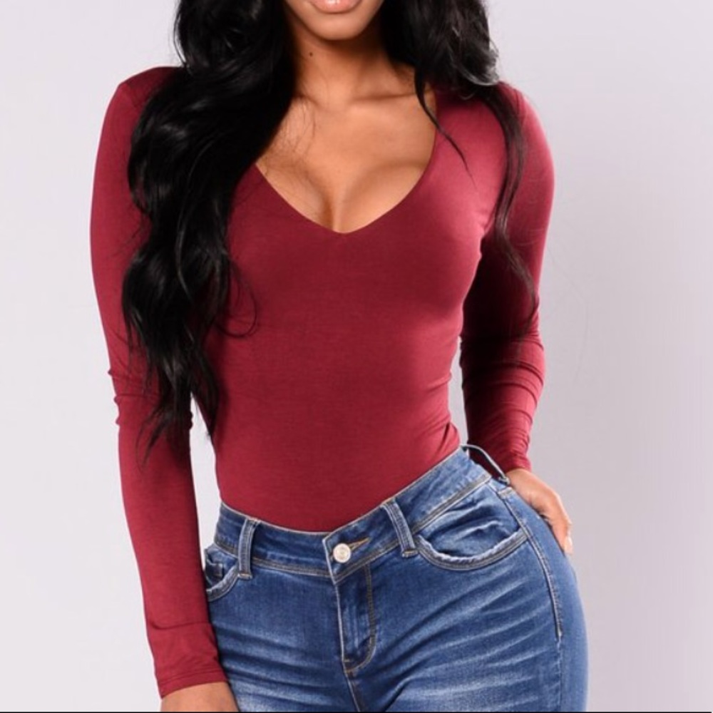 Fashion nova long sleeve crop